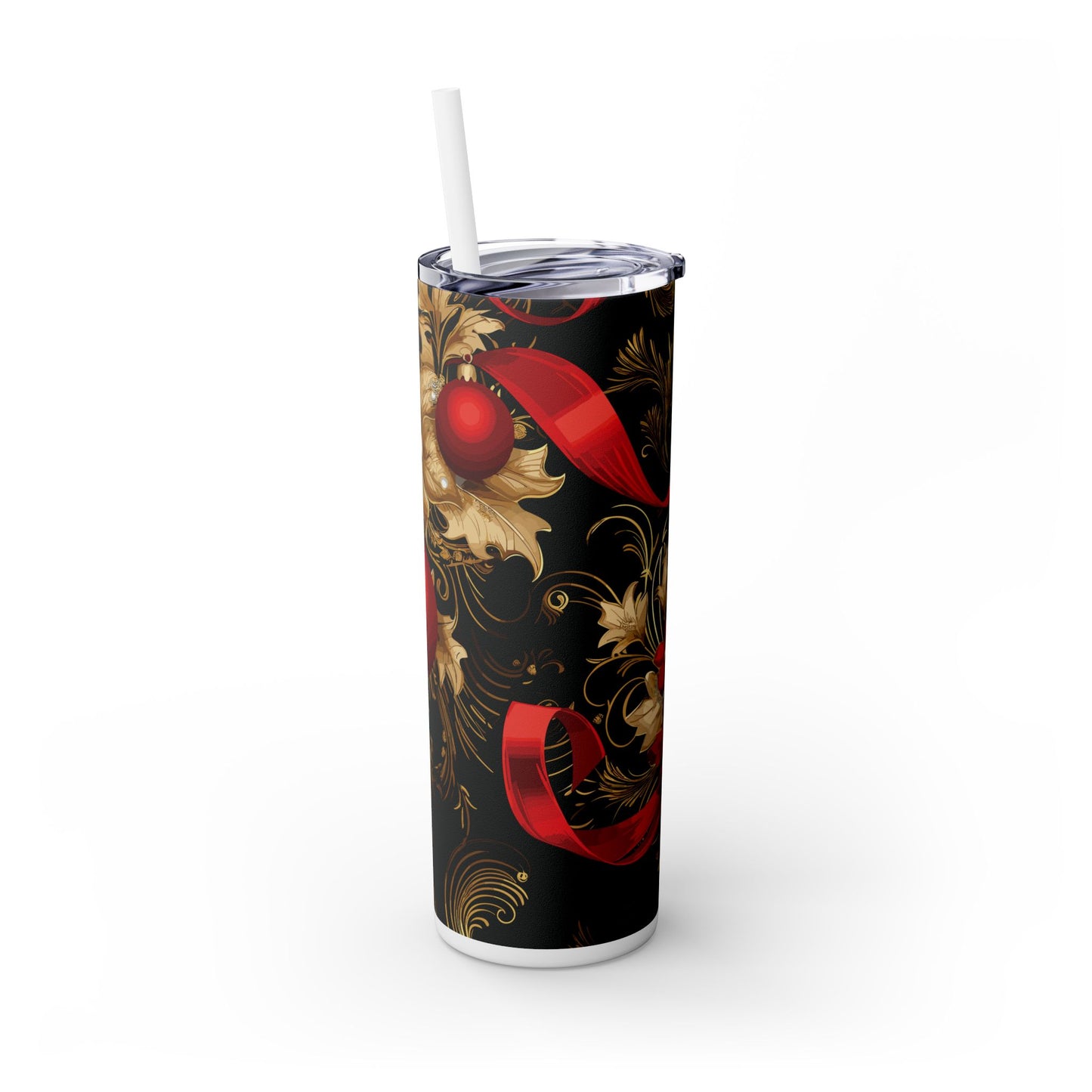 BLACK & GOLD W/ Straw, 20oz