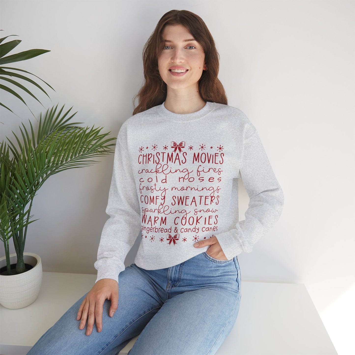 CHRISTMAS LISTS Crewneck Sweatshirt