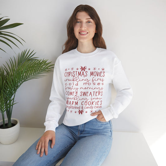 CHRISTMAS LISTS Crewneck Sweatshirt