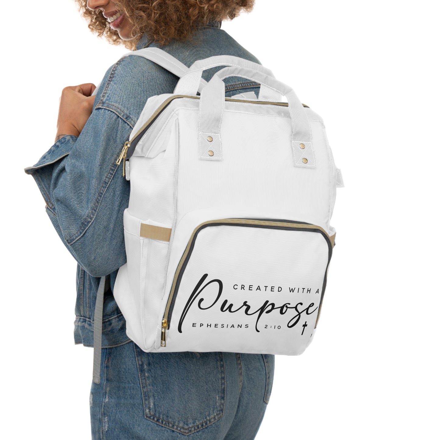 CREATED WITH A PURPOSE Multifunctional Diaper Backpack